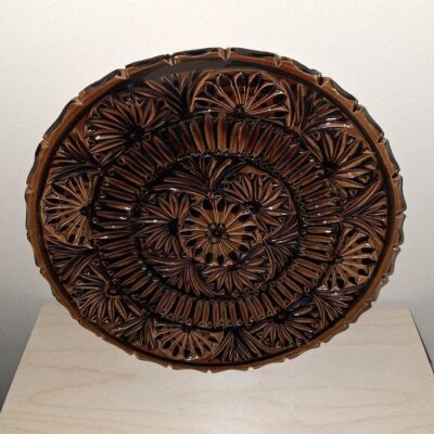 Talerz ceramiczny ręcznie wykonany