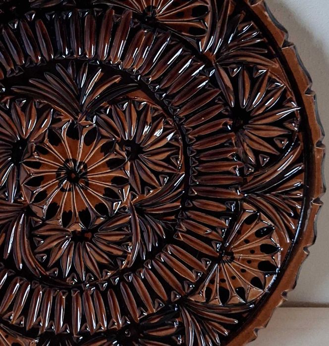 Talerz ceramiczny ręcznie wykonany