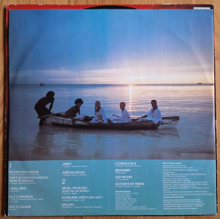 BoneyM - BOONOONOONOOS 1981 - winyl