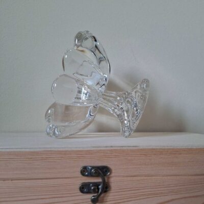 Szklana bombonierka - patera do słodyczy