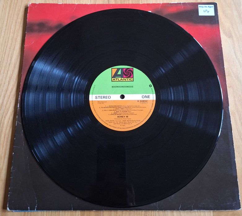 BoneyM - BOONOONOONOOS 1981 - winyl