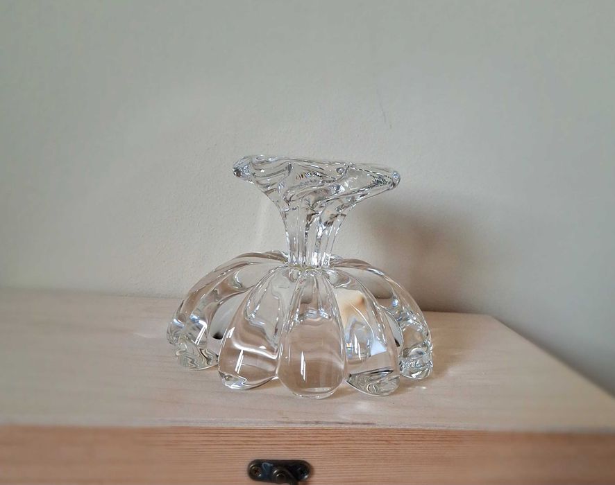 Szklana bombonierka - patera do słodyczy