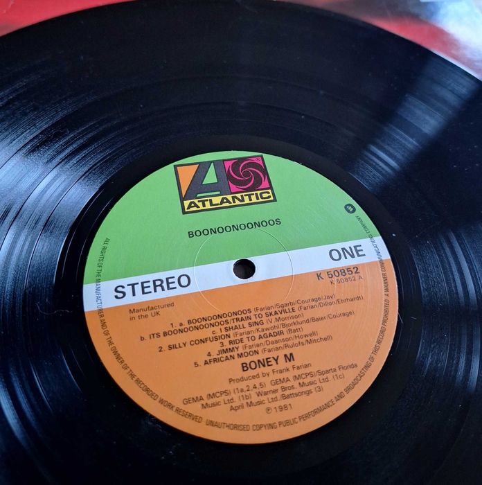 BoneyM - BOONOONOONOOS 1981 - winyl