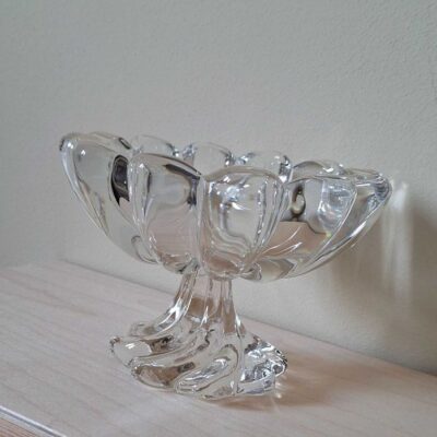 Szklana bombonierka - patera do słodyczy