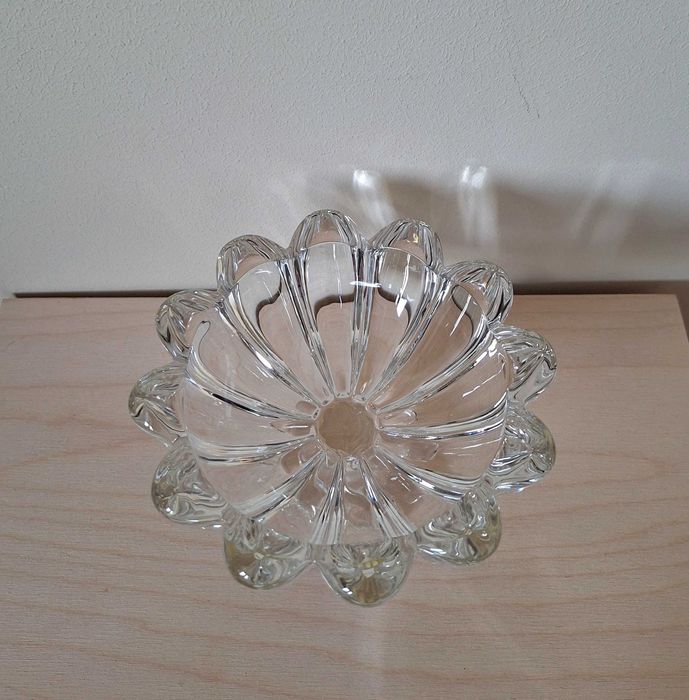 Szklana bombonierka - patera do słodyczy