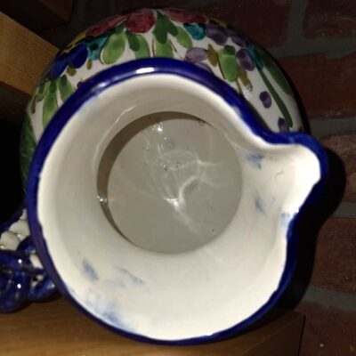 Ręcznie malowany włoski wazon - dzbanek