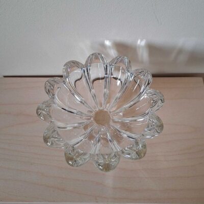 Szklana bombonierka - patera do słodyczy