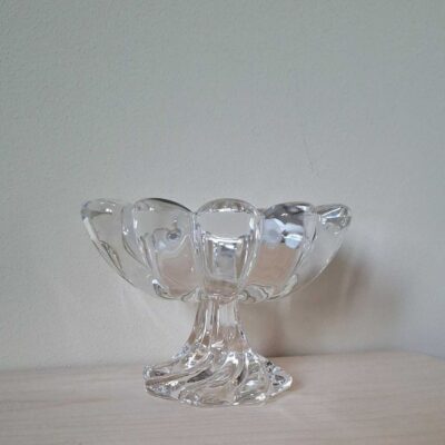 Szklana bombonierka - patera do słodyczy