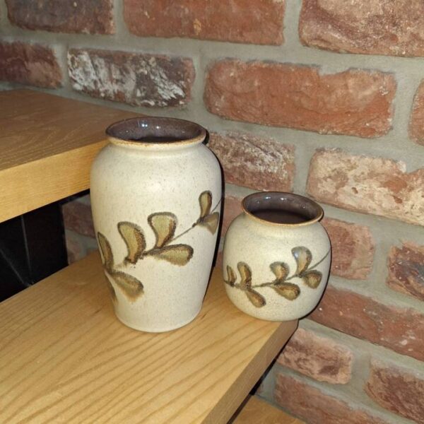 Zestaw dwóch wazoników ceramicznych