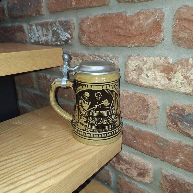 Vintage kufel ceramiczny