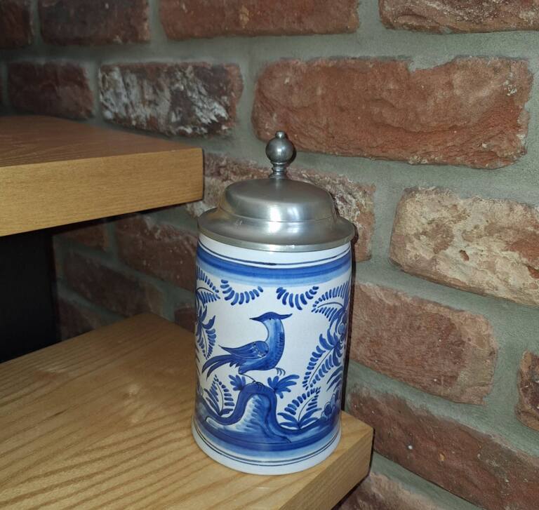 Ręcznie malowany kufel ceramiczny