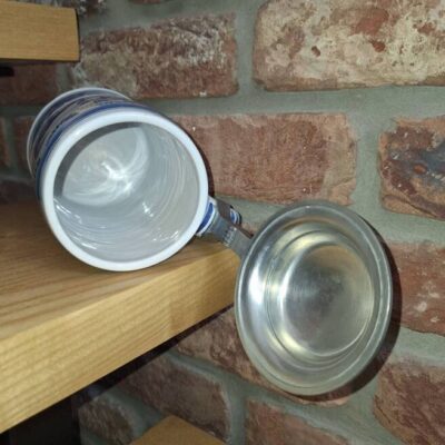 Ręcznie malowany kufel ceramiczny