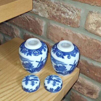 Zestaw japońskich pojemników do herbaty