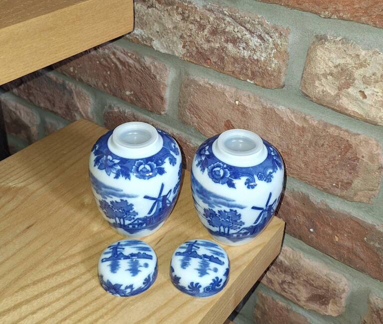 Zestaw japońskich pojemników do herbaty