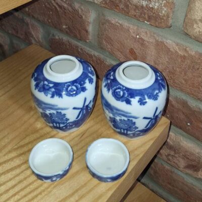 Zestaw japońskich pojemników do herbaty