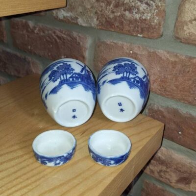 Zestaw japońskich pojemników do herbaty