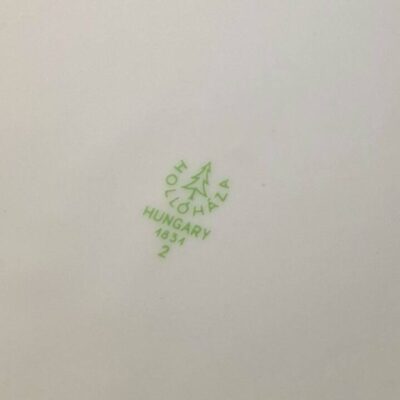 Węgierski porcelanowy wazon w kwiaty