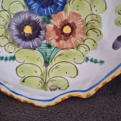 Włoski talerz Vietri w kształcie ryby