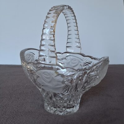 Koszyk z kryształu ołowiowego Anna Hutte Bleikristall