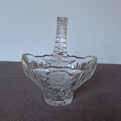 Koszyk z kryształu ołowiowego Anna Hutte Bleikristall