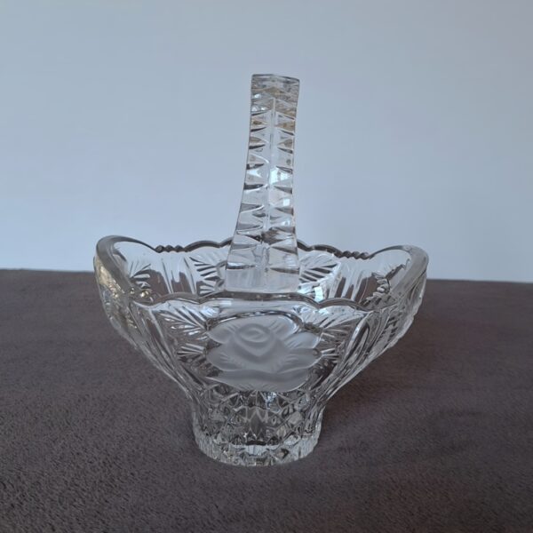 Koszyk z kryształu ołowiowego Anna Hutte Bleikristall