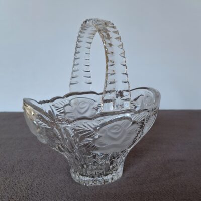 Koszyk z kryształu ołowiowego Anna Hutte Bleikristall