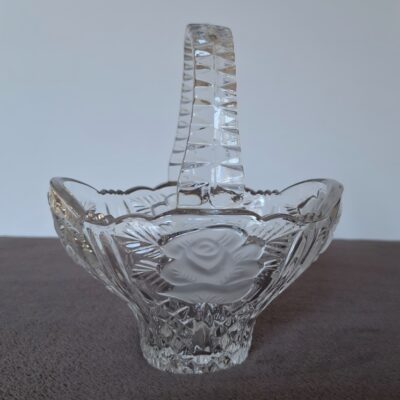 Koszyk z kryształu ołowiowego Anna Hutte Bleikristall