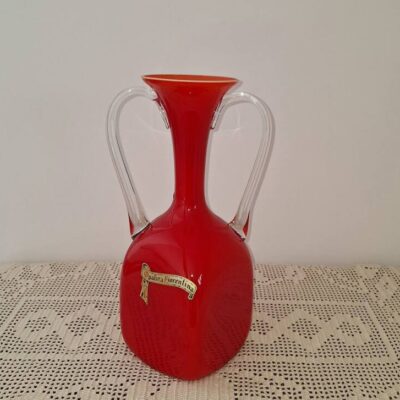 Szklany wazon Opalina Fiorentina