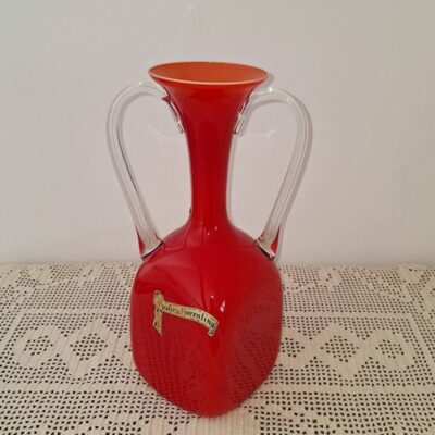 Szklany wazon Opalina Fiorentina