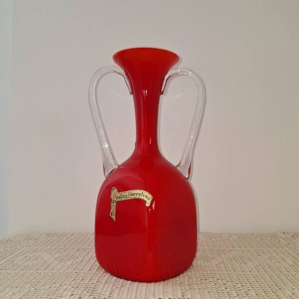 Szklany wazon Opalina Fiorentina