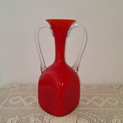 Szklany wazon Opalina Fiorentina