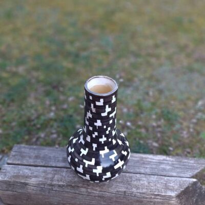 Wazon ceramiczny wzór geometryczny