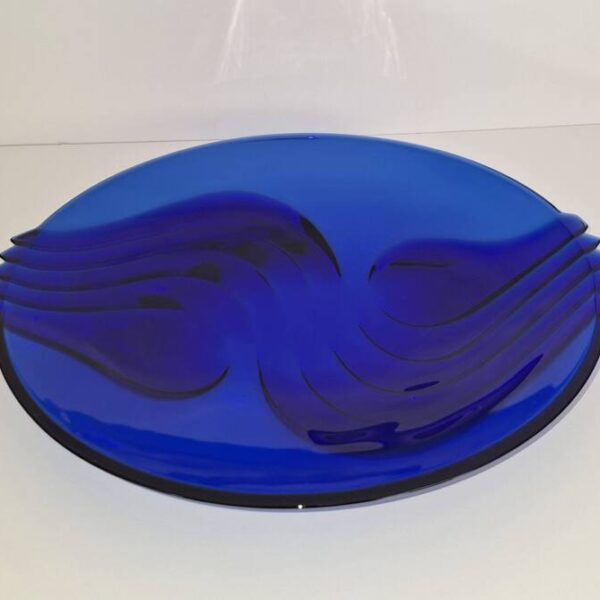 Szklana kobaltowa patera misa Luminarc