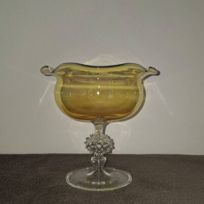 Artystyczna misa patera bomboniera na nóżce