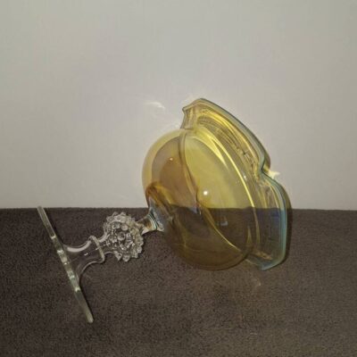 Artystyczna misa patera bomboniera na nóżce