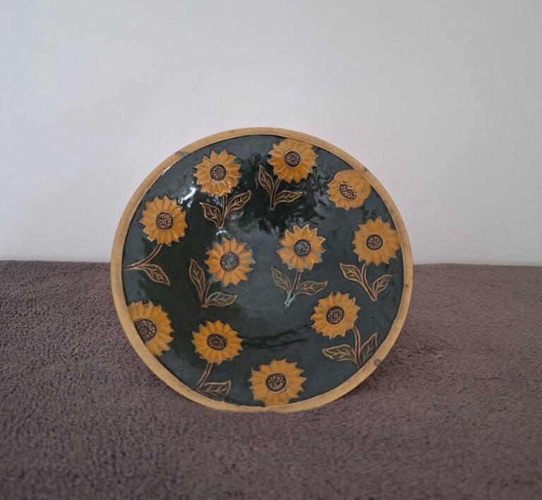 Vintage patera z mosiądzu