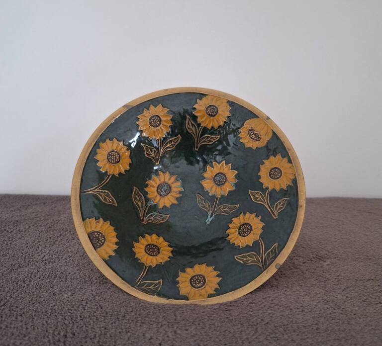 Vintage patera z mosiądzu