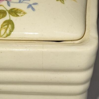 Zabytkowy zestaw ceramicznych pojemników Bolesławiec