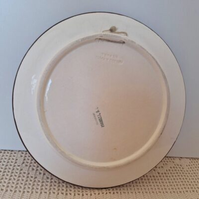 Vintage Hiszpański Talerz Dekoracyjny Ręcznie Malowana Ceramika