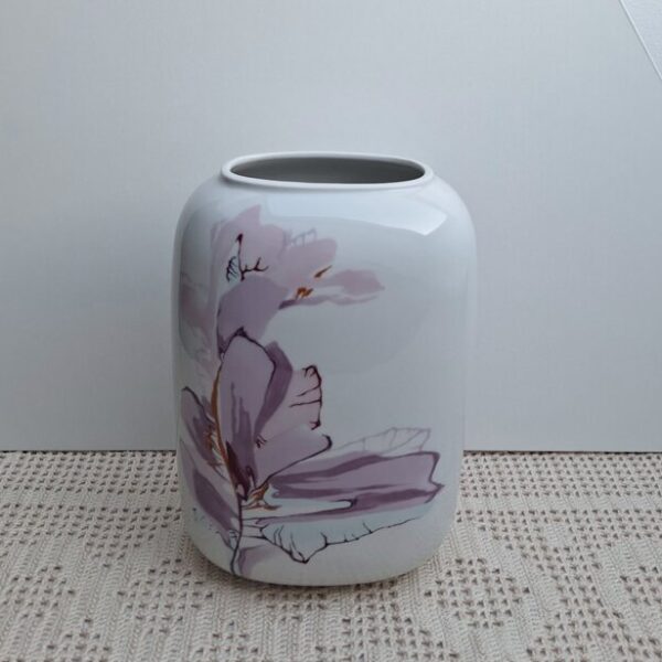 Wazon Porcelana Vintage Lichte Fine China Motyw Irysów