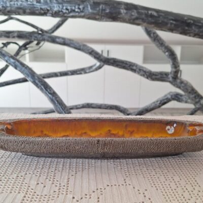 Vintage Misa Ceramiczna Jan van Erp Holandia Lata 70.  Fat Lava