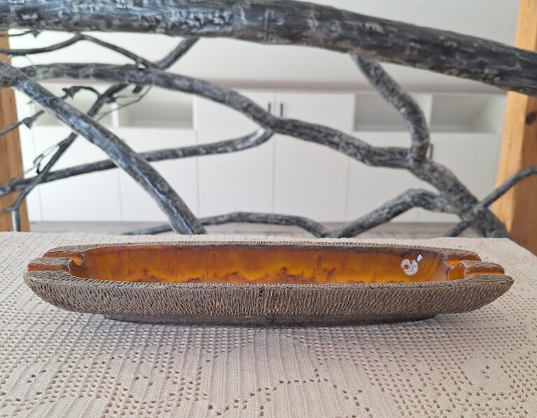Vintage Misa Ceramiczna Jan van Erp Holandia Lata 70.  Fat Lava