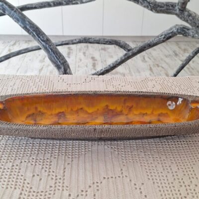 Vintage Misa Ceramiczna Jan van Erp Holandia Lata 70.  Fat Lava