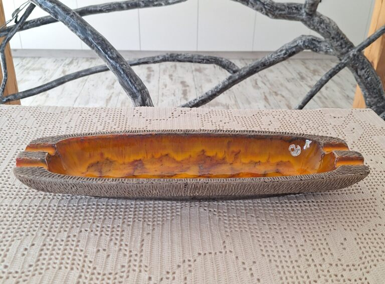 Vintage Misa Ceramiczna Jan van Erp Holandia Lata 70.  Fat Lava