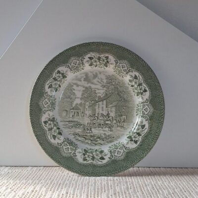 Vintage Angielski Talerz Kolekcjonerski – Seria „Old Inns”
