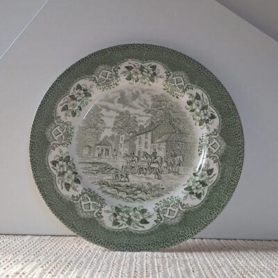 Vintage Angielski Talerz Kolekcjonerski – Seria „Old Inns”