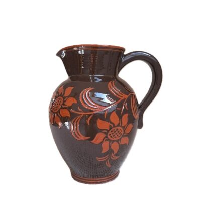 20260510_164458 Kultowy Dzbanek Ceramiczny PRL – Motyw Słoneczników