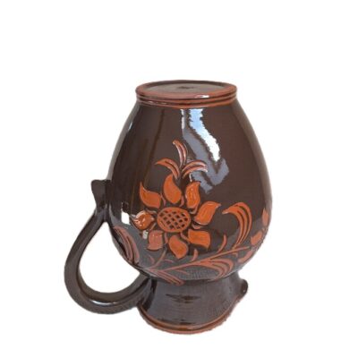 20260510_165719 Kultowy Dzbanek Ceramiczny PRL – Motyw Słoneczników
