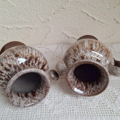 Vintage Zestaw Ceramiczny Wazon i Dzbanek Kurt Franke