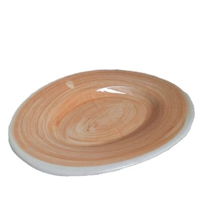 Półmisek Ceramiczny – Rustykalna Elegancja w Kolorze Terakoty